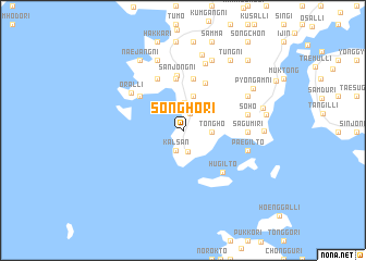 map of Songho-ri