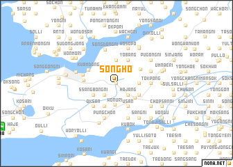 map of Songho