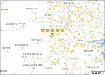 map of Songhŭng-ni