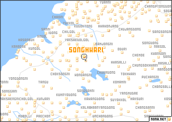 map of Songhwa-ri