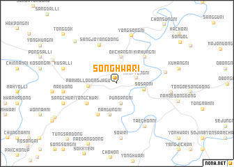 map of Songhwa-ri