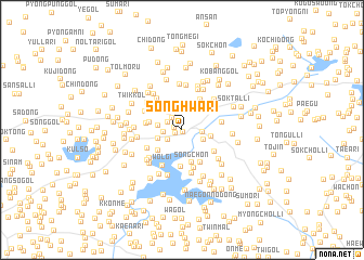 map of Songhwa-ri