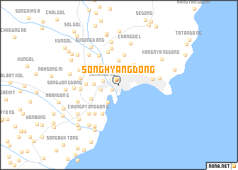 map of Songhyang-dong