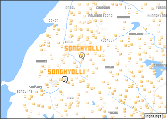 map of Songhyŏl-li