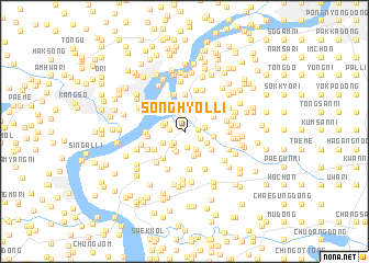 map of Sŏnghyŏl-li