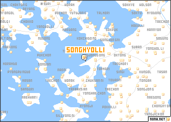 map of Songhyŏl-li