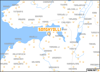 map of Songhyŏl-li