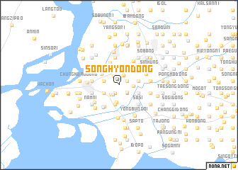 map of Songhyŏn-dong