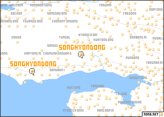 map of Sŏnghyŏn-dong