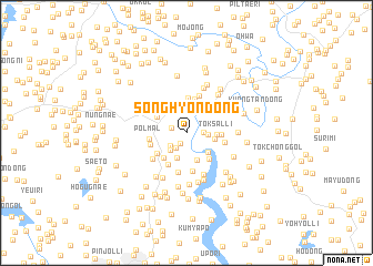 map of Songhyŏn-dong