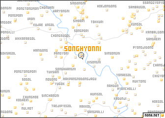 map of Sŏnghyŏn-ni