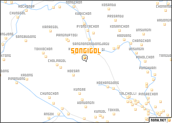 map of Songi-gol