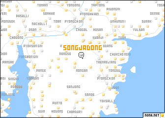 map of Sŏngja-dong