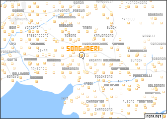 map of Sŏngjae-ri