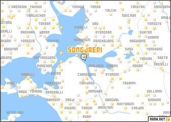 map of Sŏngjae-ri