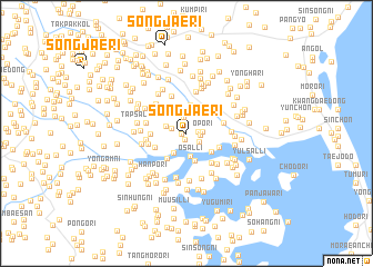 map of Sŏngjae-ri