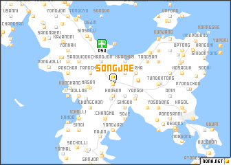 map of Sŏngjae