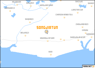 map of Songjiatun