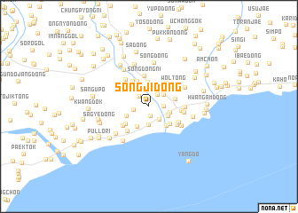 map of Sŏngji-dong