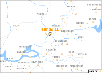 map of Songjil-li