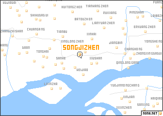 map of Songjizhen