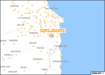 map of Sŏngjŏ-dong