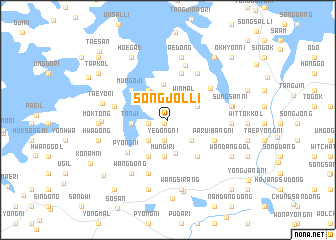 map of Songjŏl-li