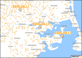 map of Songjŏl-li