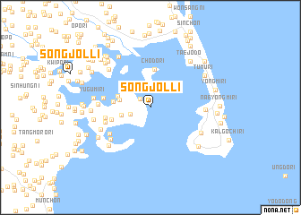 map of Songjŏl-li