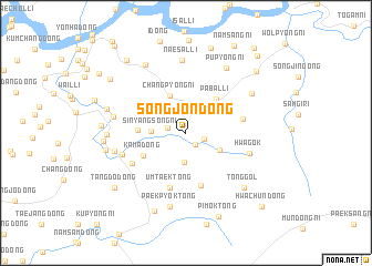 map of Songjŏn-dong