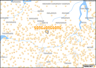 map of Songjŏng-dong