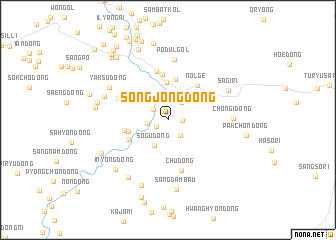 map of Songjŏng-dong