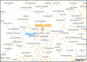 map of Songjŏng