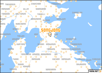 map of Songjŏng