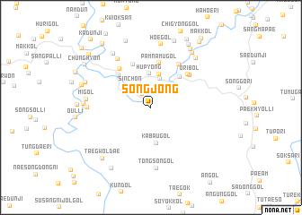 map of Songjŏng
