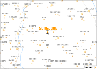 map of Songjŏng