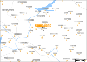 map of Songjŏng