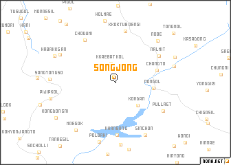 map of Songjŏng