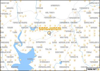 map of Songjung-ni