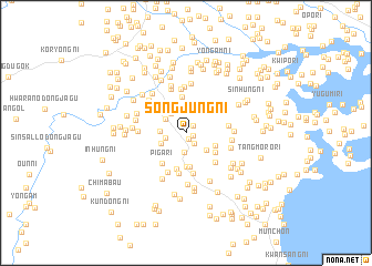 map of Songjung-ni