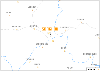 map of Songkou