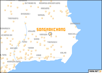 map of Sŏngmakchang