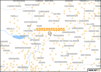 map of Songmang-dong