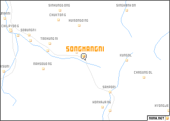 map of Sŏngmang-ni