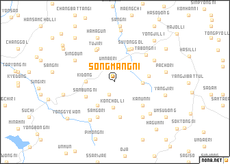 map of Sŏngmang-ni