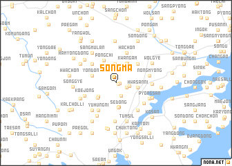 map of Sŏngma