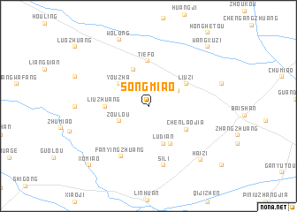 map of Songmiao