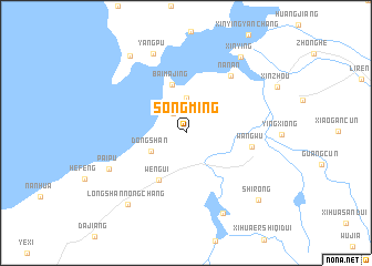 map of Songming