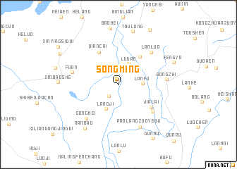 map of Songming