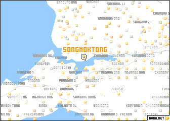 map of Sŏngmok-tong